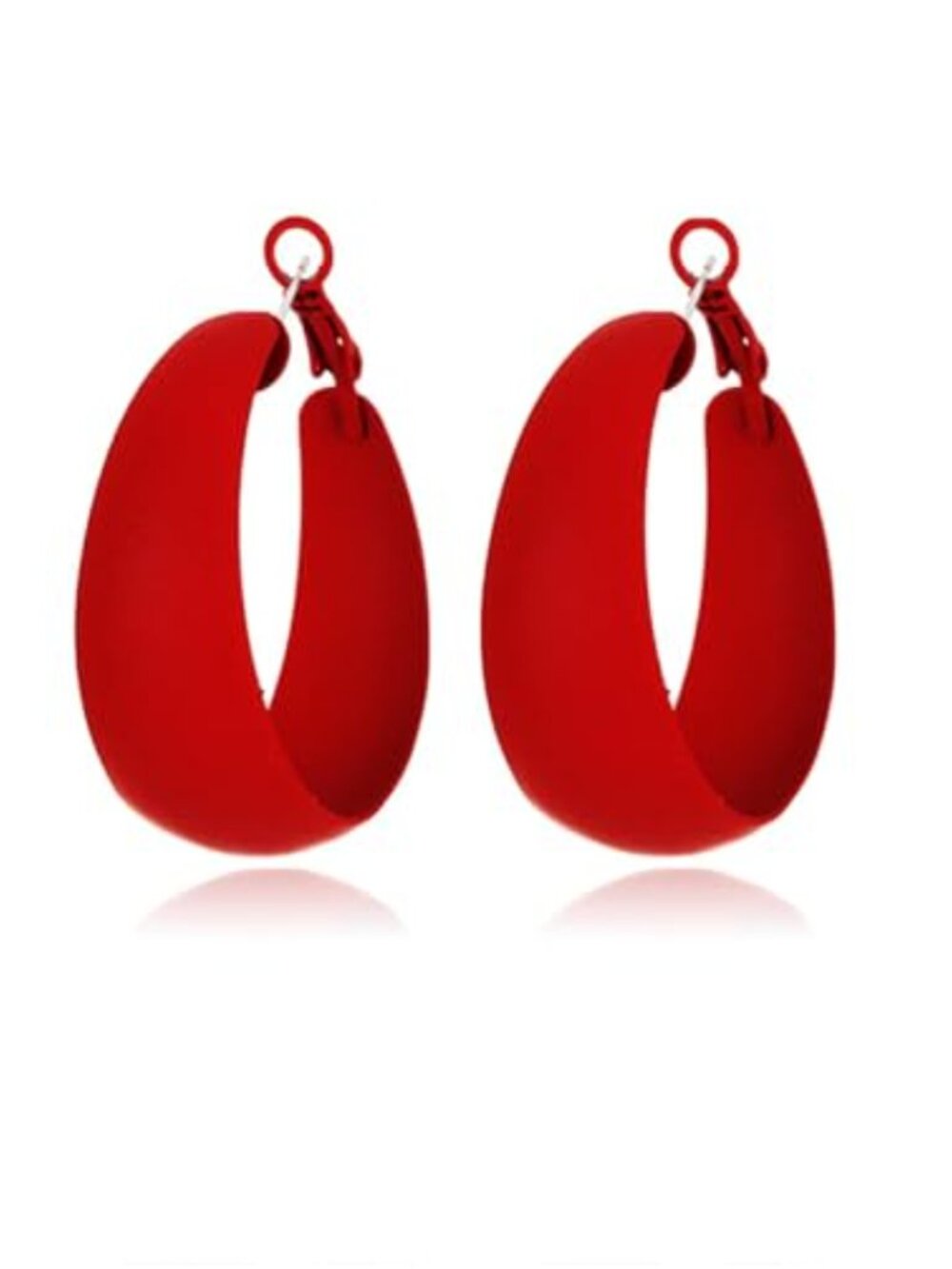 Retro Dangling Hoop Earrings for Women Alloy Vintage Statement